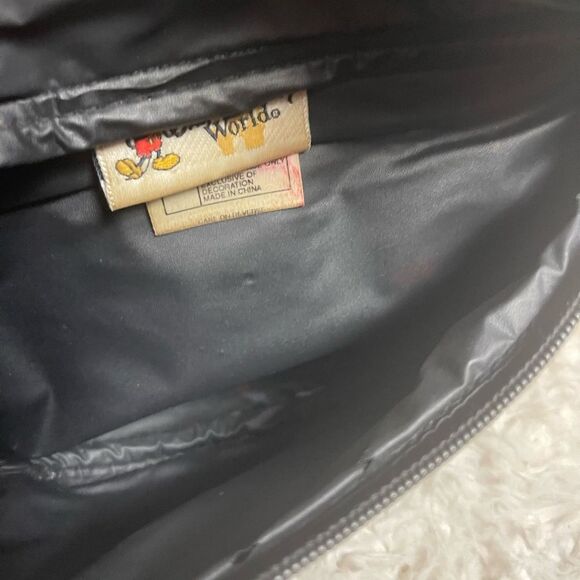 Vintage 90's Disney World  Logo Embroidered Fanny Pack Belt Bag Goofy Logo - Picture 8 of 8